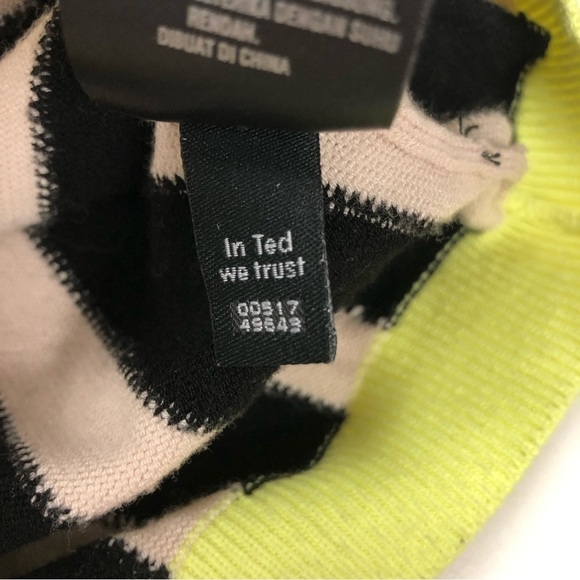 Ted Baker black white striped knit sweater dress - Picture 7 of 10